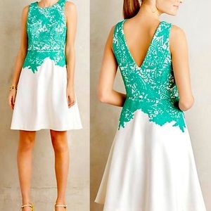 Moulinette Soeurs fit and flare dress | Anthropologie.